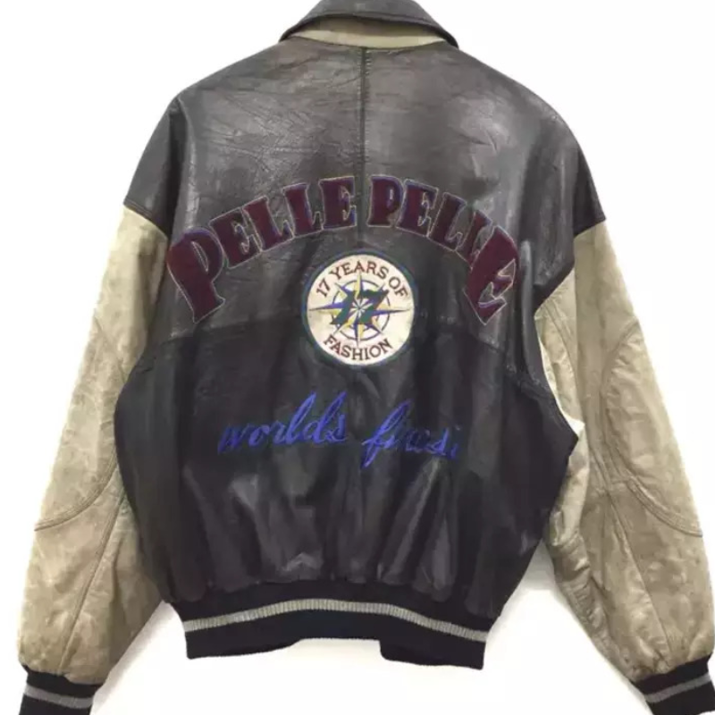 Pelle Pelle Marc Buchanan 1995 Leather Jacket