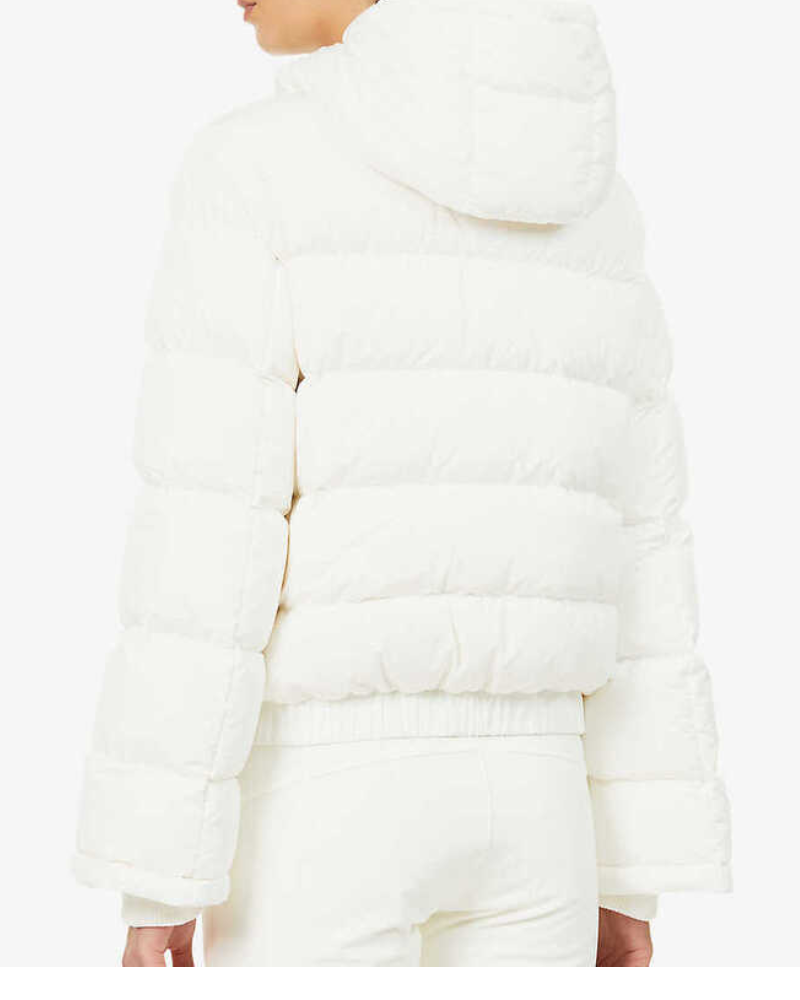 Polar Flare Logo-print Shell-down Jacket | Celebrity jacket