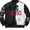 Scarface Tony Montana Bomber Leather Jacket