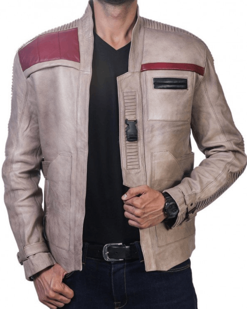 Star Wars Finn Poe Dameron Leather Jacket
