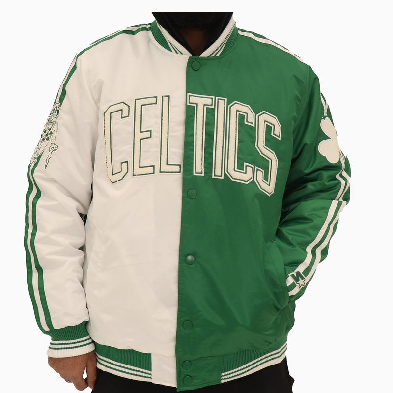 Boston Celtics NBA Varsity Satin Jacket