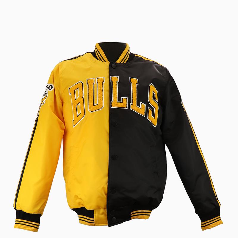 Chicago Bulls NBA Two Tone Yellow Jacket