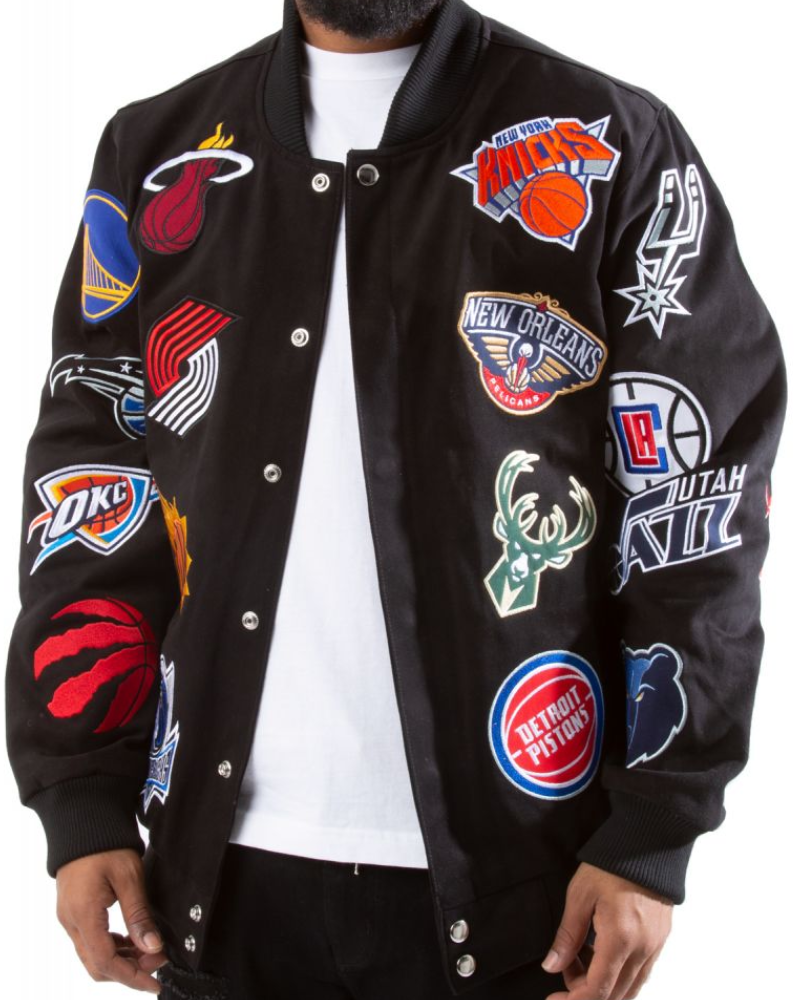 Starter NBA Collage Patch Jacket