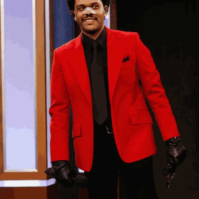 The Weeknd Red Lights Blazer