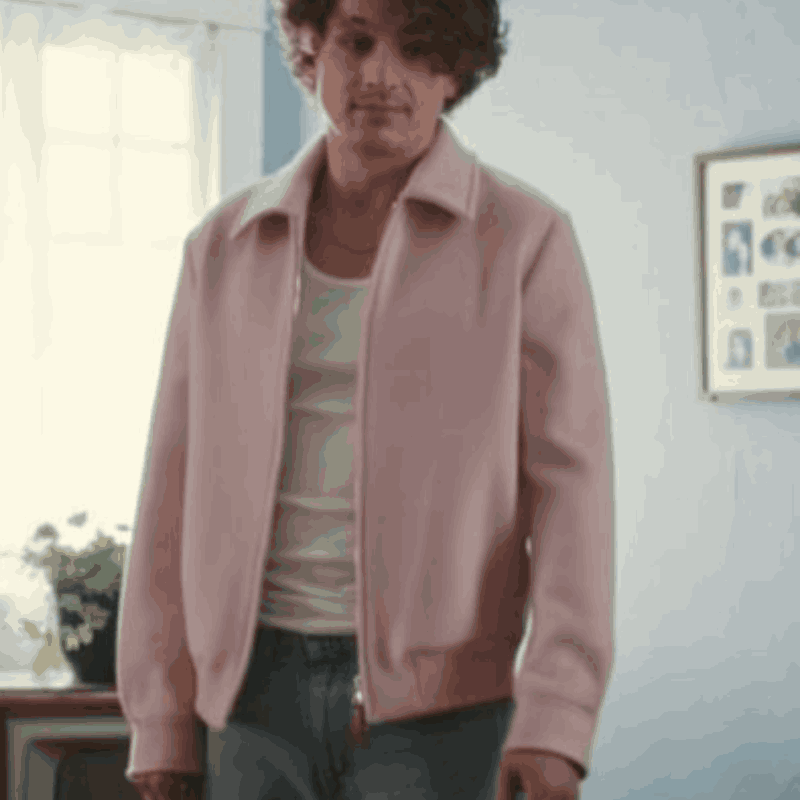 Charlie Puth Light Switch Pink Jacket | Celebrity jacket