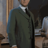 Downton Abbey A New Era Hugh Bonneville Green Coat