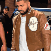 Canadian Rapper Drake Brown Suede Leather Jacket