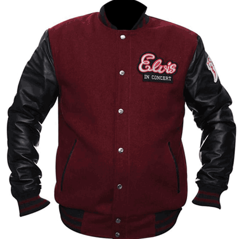 Elvis In Concert Varsity Jacket