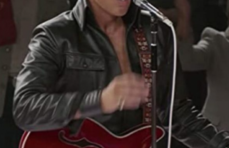 Elvis Presley Black Leather Jacket