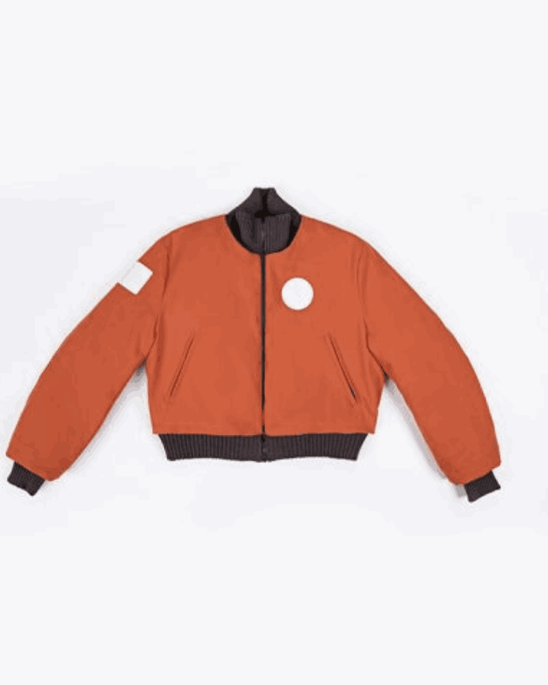Kim Kitsuragi Disco Elysium Orange Bomber Jacket