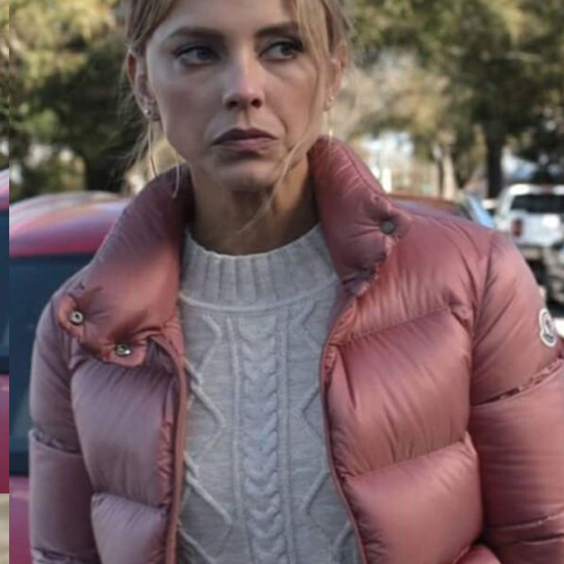 Renee Segna Hightown Pink Puffer Jacket
