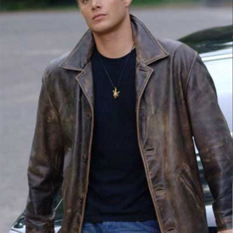 SUPERNATURAL DEAN WINCHESTER LEATHER TRENCH COAT