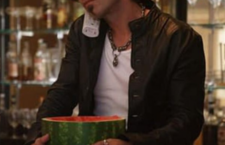 Tommy Lee Pam & Tommy Black Leather Jacket
