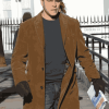 George Lonegan Movie Hereafter Brown Trench Coat