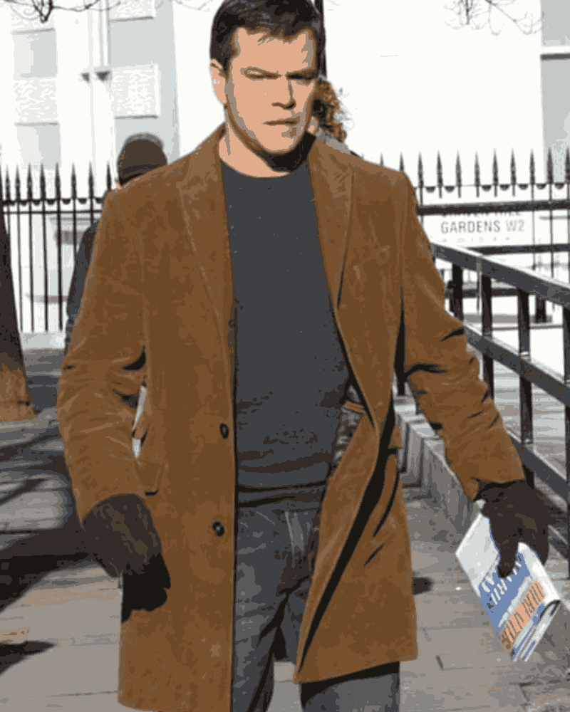 George Lonegan Movie Hereafter Brown Trench Coat