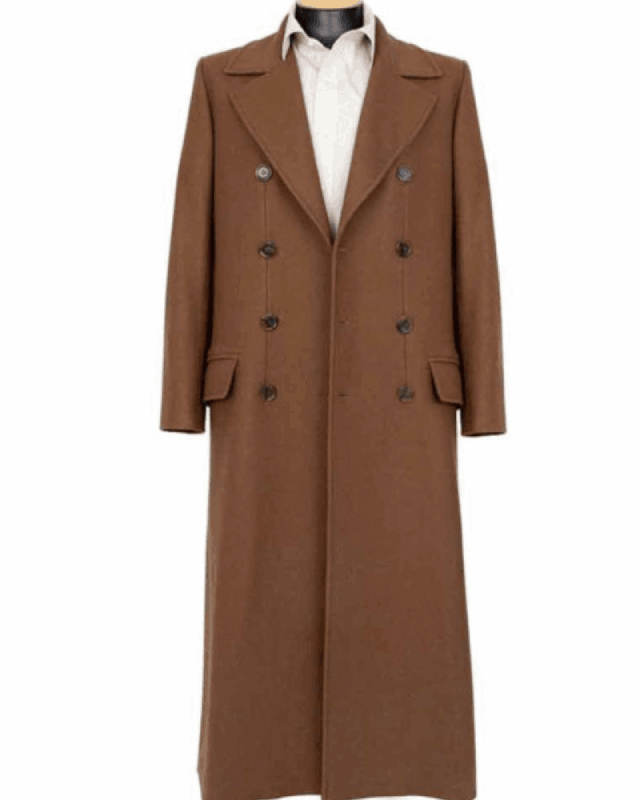 David Tennant Doctors Who Series 10th Doctor Brown Trench Coat