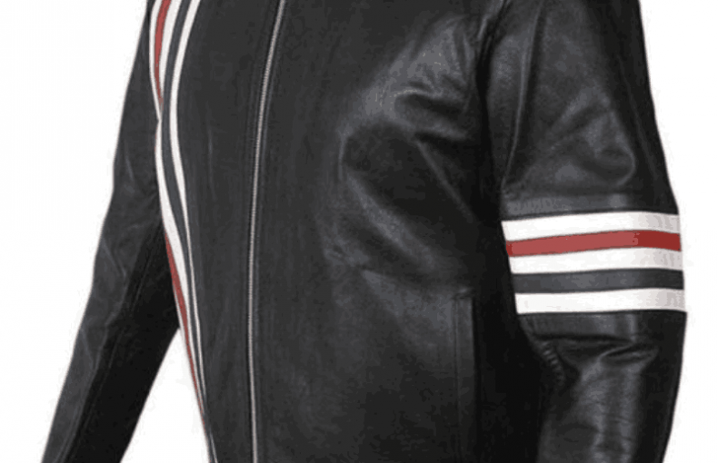American Flag Leather Motorcycle Jacket