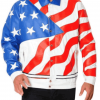 American Flag Vanilla Ice Independence Day Leather Jacket
