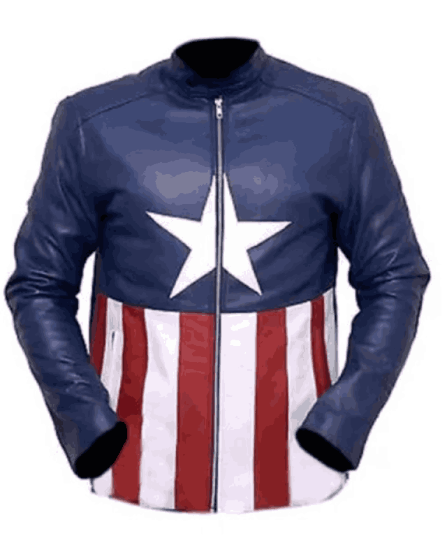Captain America Bon Jovi Blue Jacket
