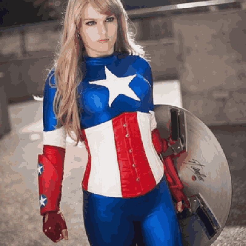 Cosplay American Flag Costume For Women