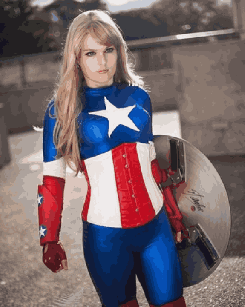 Cosplay American Flag Costume For Women