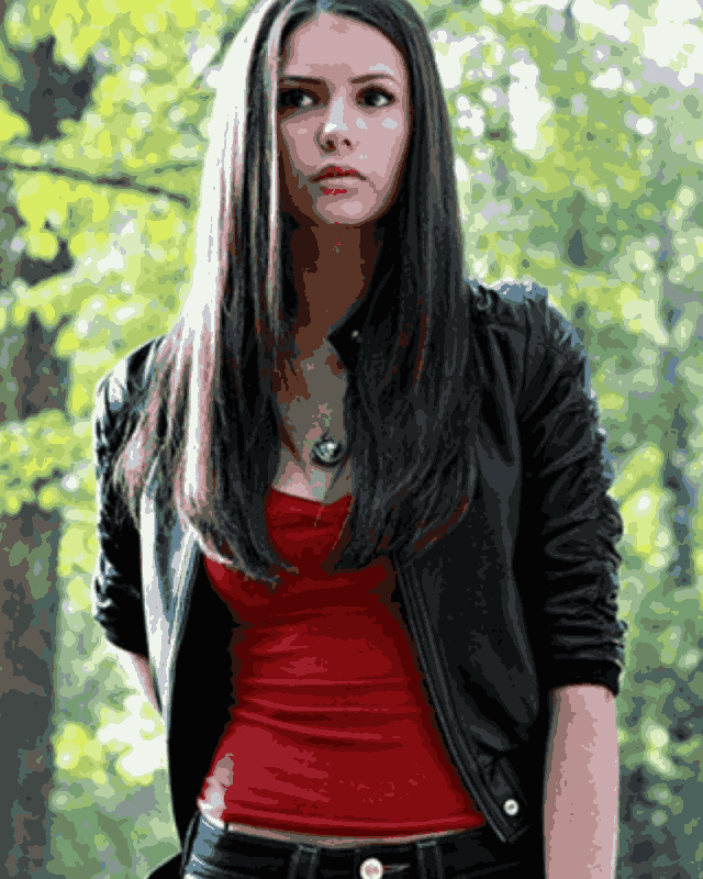 Elena Gilbert The Vampire Diaries Nina Dobrev Black Jacket for Women