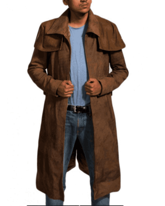Fallout New Vegas Game NCR Ranger Distressed Brown Leather Jacket