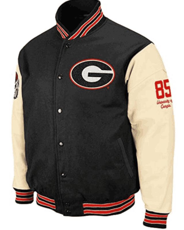 NCAA Georgia Bulldog Varsity Letterman Jacket