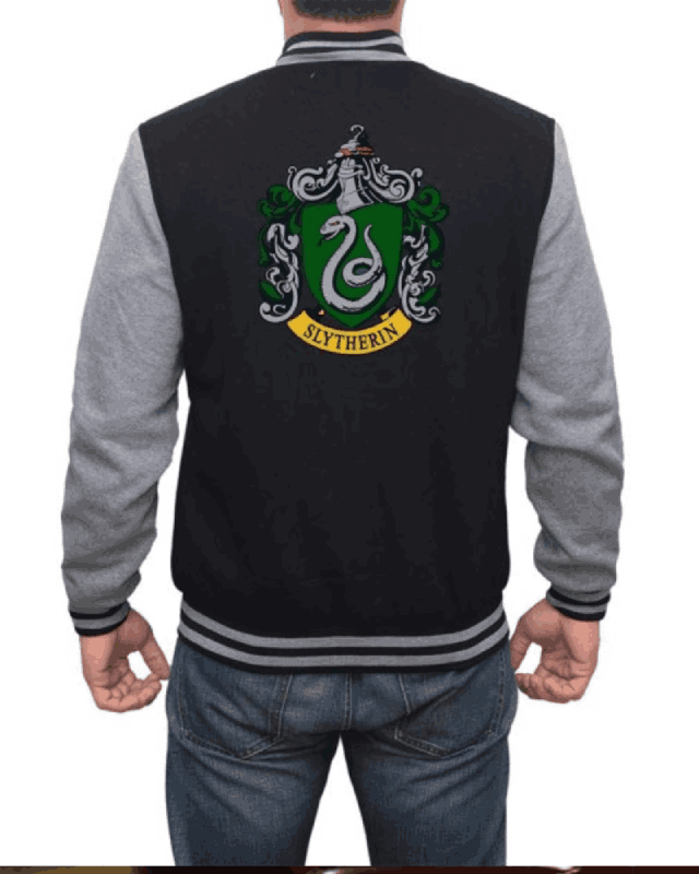 Harry Potter Slytherin Logo Letterman Jacket