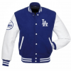 Los Angeles LA Dodgers Blue and White Varsity Jacket