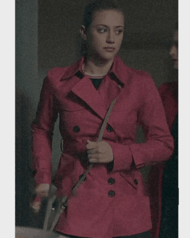 Riverdale S02 Betty Cooper Pink Cotton Peacoat