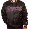 Men’s Los Angeles Lakers Black Bomber Jacket