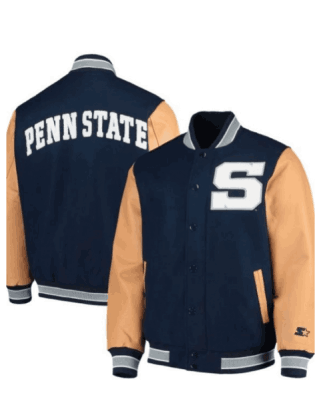 Nittany Lions Penn State Navy Varsity Jacket