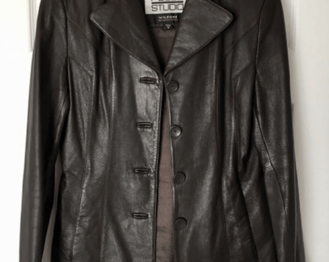 Men’s Pelle Studio Black Leather Jacket