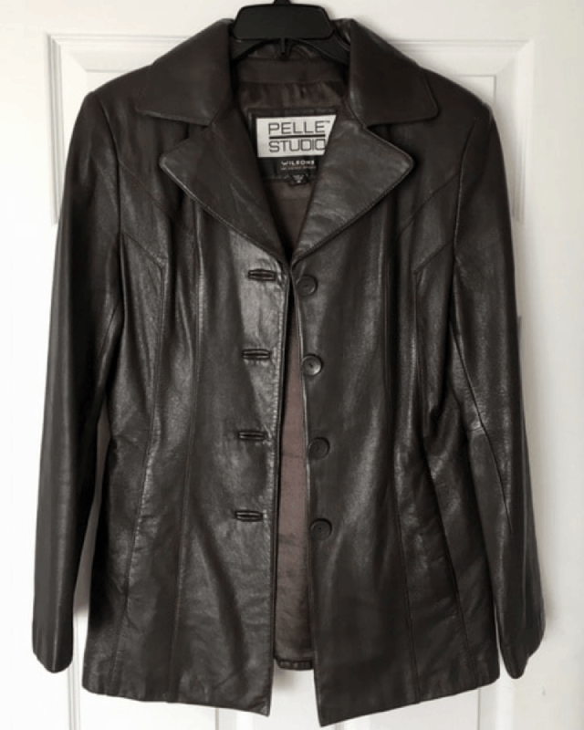 Men’s Pelle Studio Black Leather Jacket