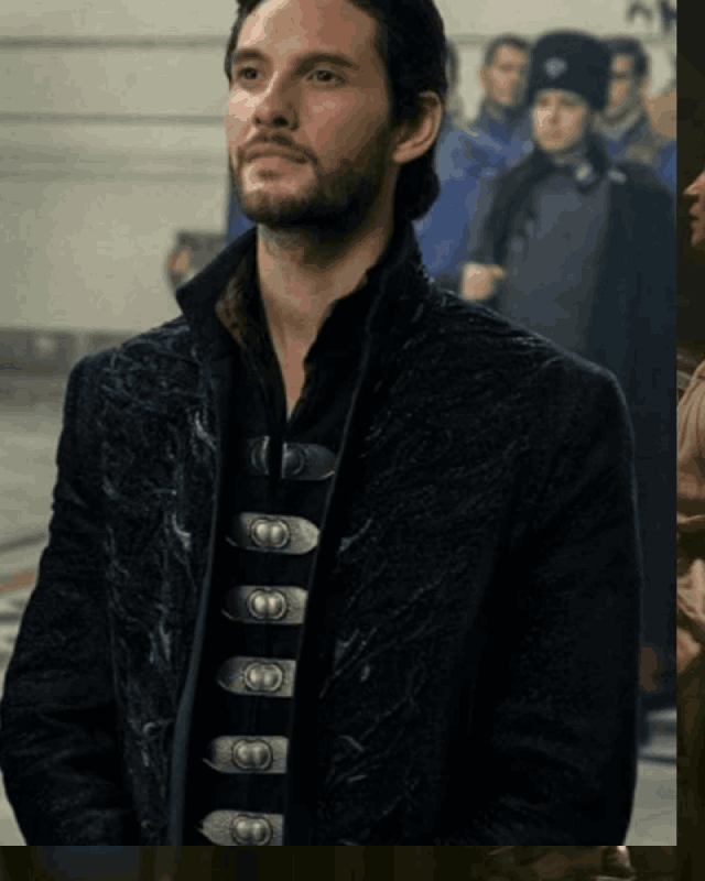 Ben Barnes Shadow and Bone 2021 General Kirigan Black Coat