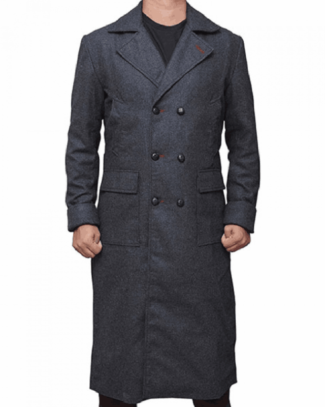 Robert Downey Jr. Sherlock Holmes Black Trench Coat