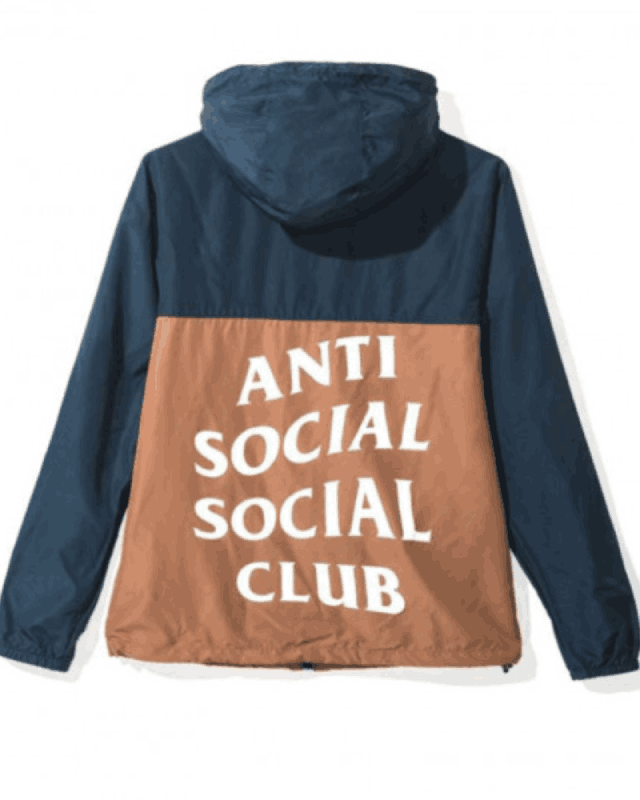 Social Social Club Naruto Blue and Brown Jacket