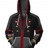 Sora Kingdom Hearts 3 Grey, Black & Red  Hoodie Style Jacket