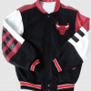 Vintage 90’s NBA Chicago Bulls STARTER Leather Jacket