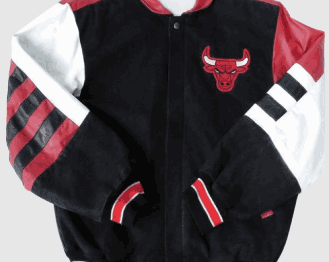 Vintage 90’s NBA Chicago Bulls STARTER Leather Jacket