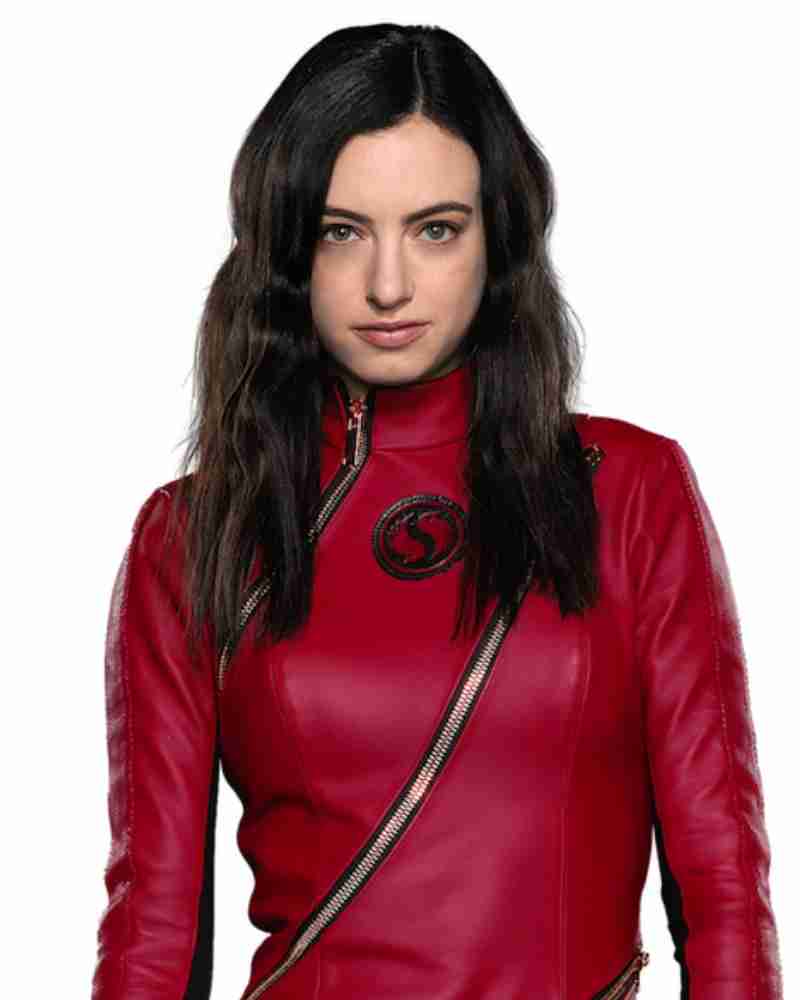 Umbrella Academy Jayme Leather Red Jacket For Women