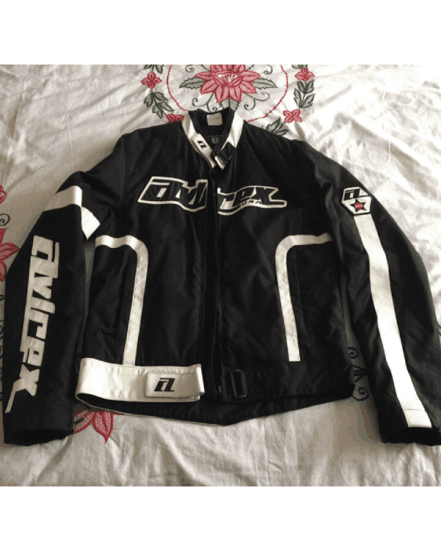 Men’s Biker Leather Black Zippered Jacket