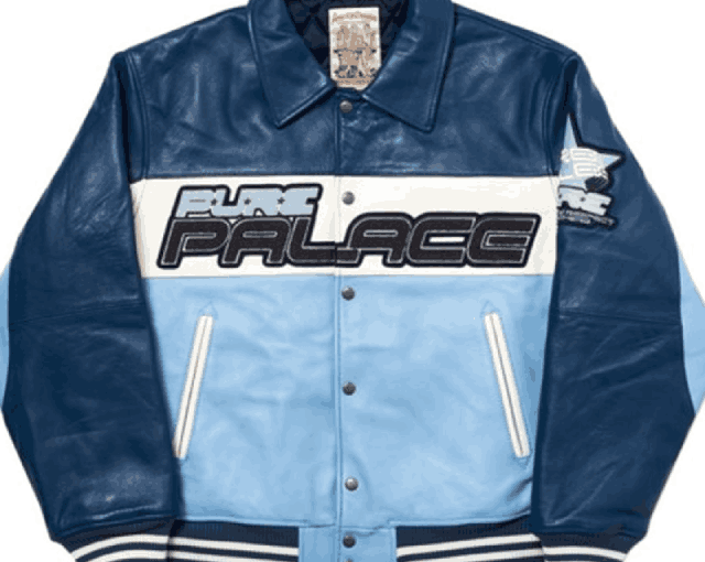 Pure Palace Blue Leather Jacket