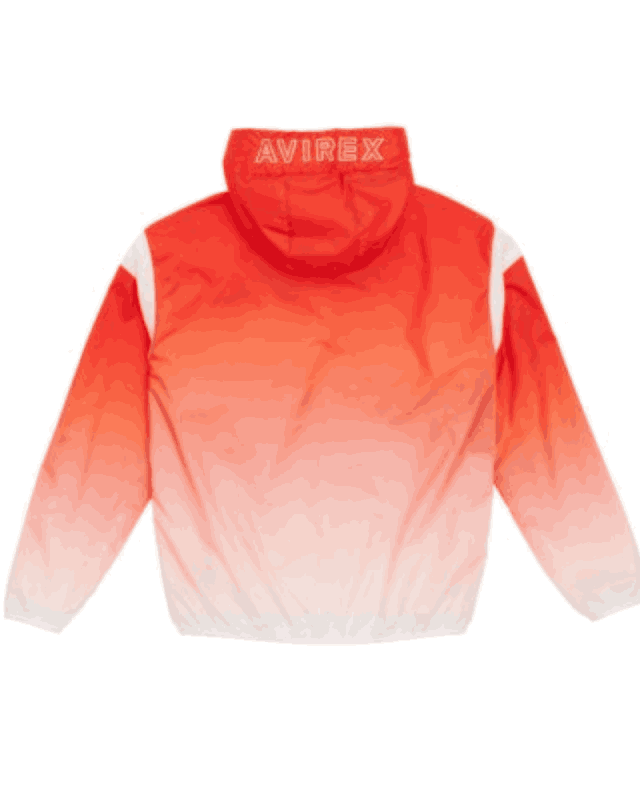 USA Orange Unisex Polyester Ombre Jacket