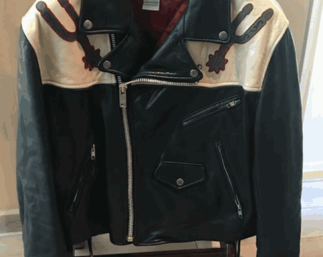 USA Texas Motorcycle Leather Jacket - Celebrity Jacket