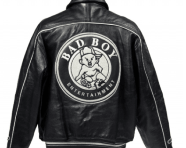 Bad Boy Records Leather Varsity Jacket