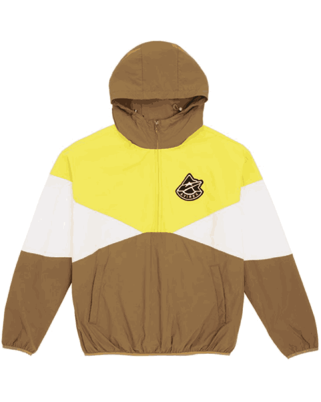 Color Block Anorak Hooded Jacket