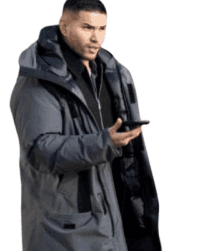 FBI Most Wanted S03 Ivan Ortiz Hooded Down Jacket