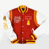 Red Tuskegee University Varsity Jacket